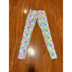Women's Terez Multicolor Mermaid Scale Leggings XL